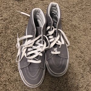 High top grey vans